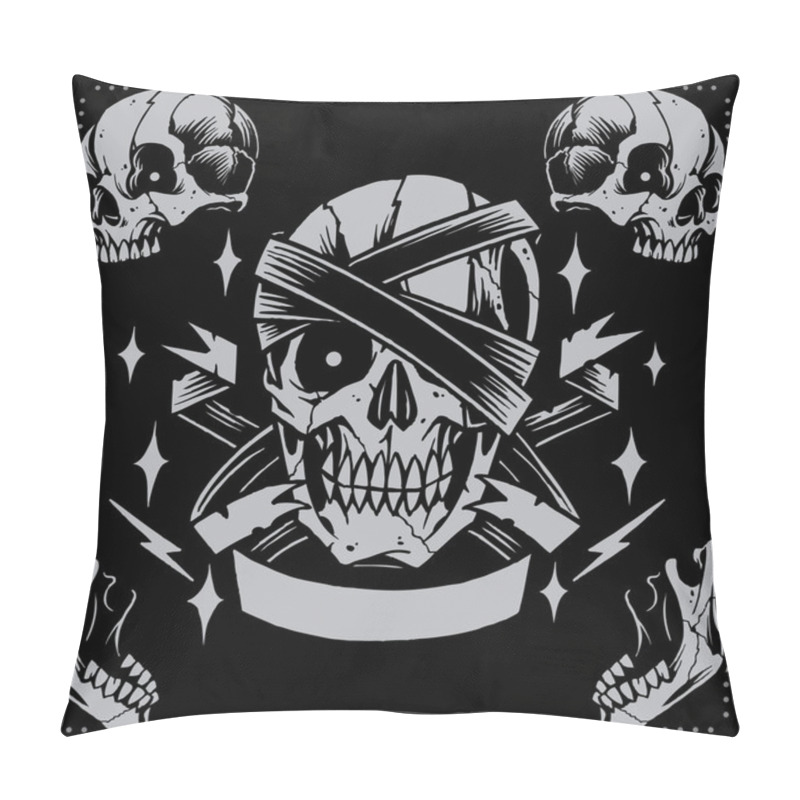 Personality  Skull Pillow Covers