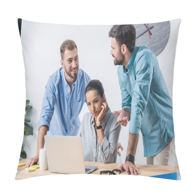 Personality  Business People In Office Pillow Covers