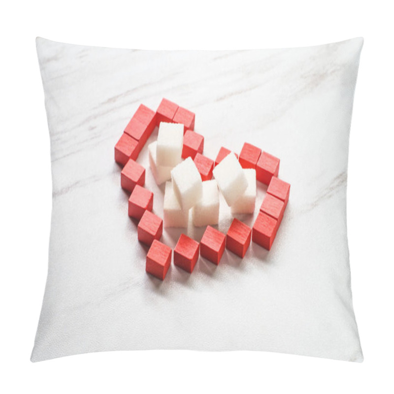 Personality  Heart Blood Sugar Concept Pillow Covers