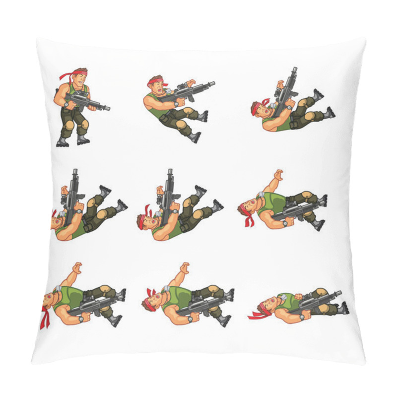 Personality  Commando Game Sprite Pillow Covers