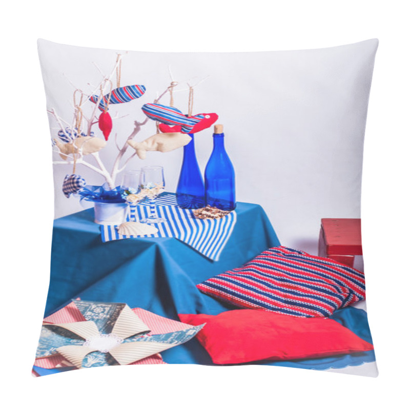 Personality  Decoration On The Marine Theme With Seashells Pillow Covers