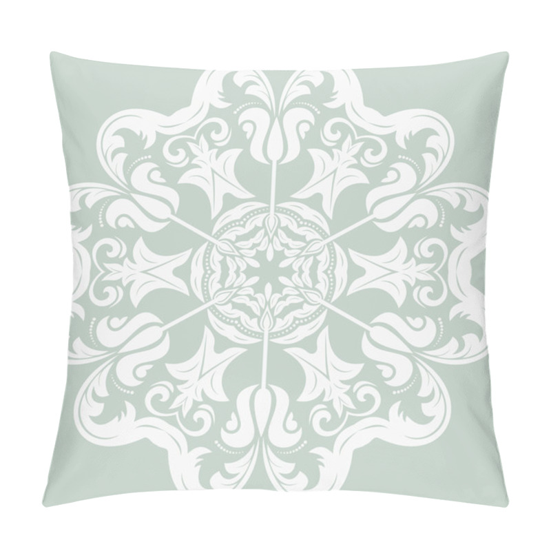 Personality  Orient Vector Pattern. Abstract Background Pillow Covers