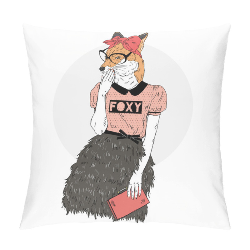 Personality  Foxy Girl Coquette Pillow Covers