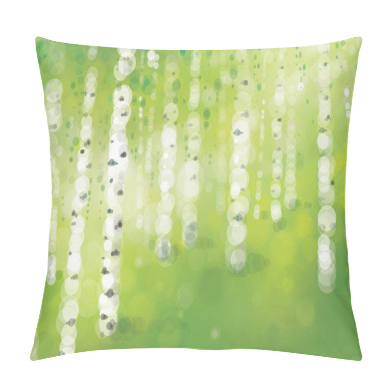 Personality  Spring  Birches Forest Pillow Covers