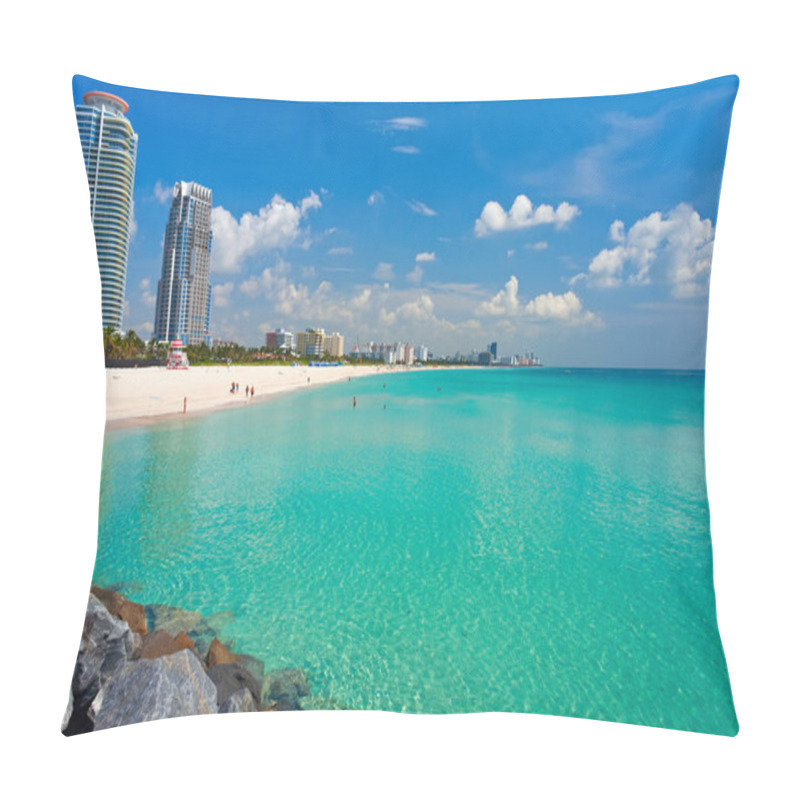 Personality  South Beach, Miami, Florida Pillow Covers