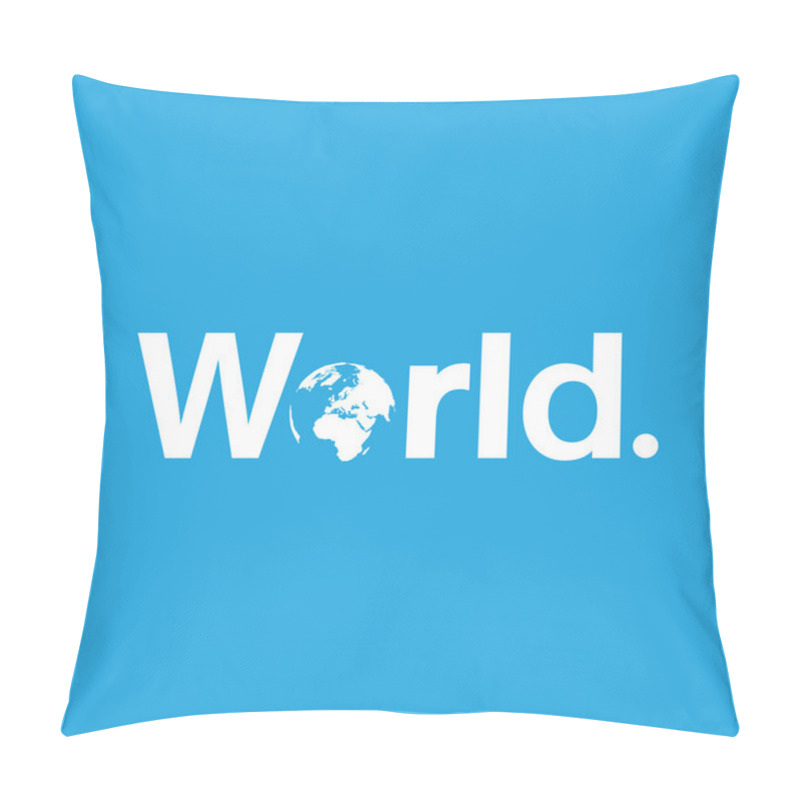 Personality  World Lettering Icon Pillow Covers