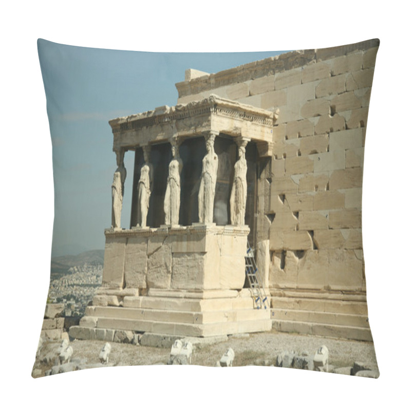 Personality  Erechtheion. Athens Acropolis Pillow Covers