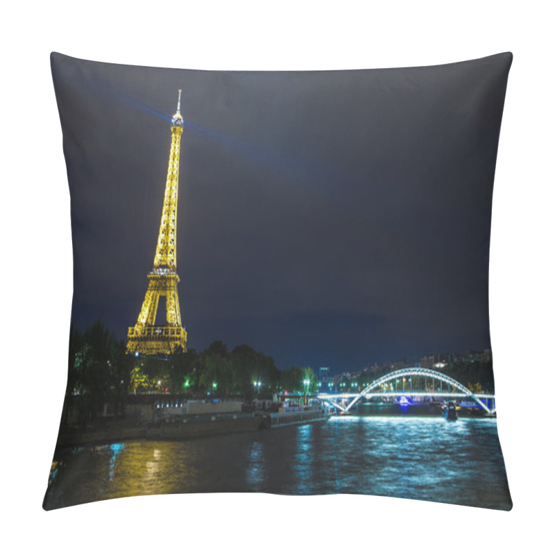 Personality  Eiffel Tower At Night In Paris Pillow Covers