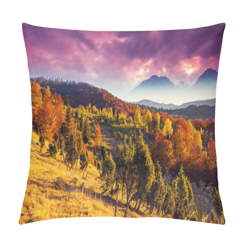 Personality  Autumn Mountains Pillow Covers