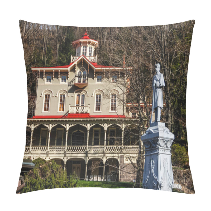 Personality  Asa Packer Mansion In Jim Thorpe, PA Pillow Covers