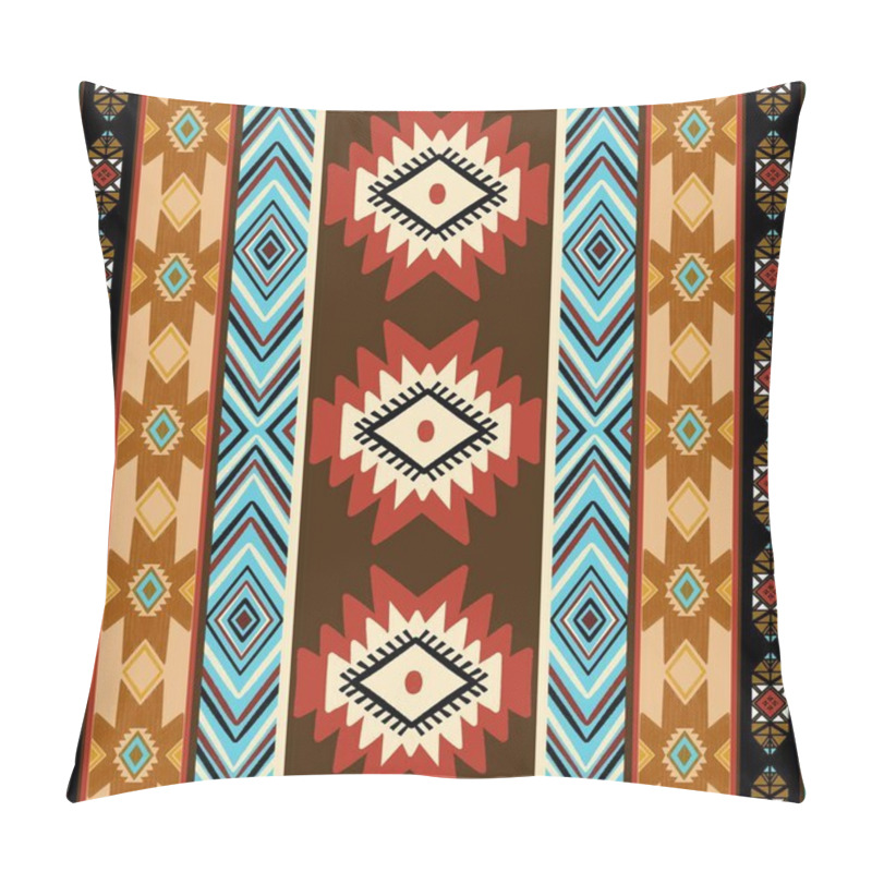 Personality  African Ethnic Tribal Pattern In Rich Red And Brown Hues, Exuding  Ethnic Classic Beauty And Cultural Significance. The Design Reflects Ancient Tribal Ethnic Artistry, Making It A Timeless. Created For The Peach Industry Pillow Covers