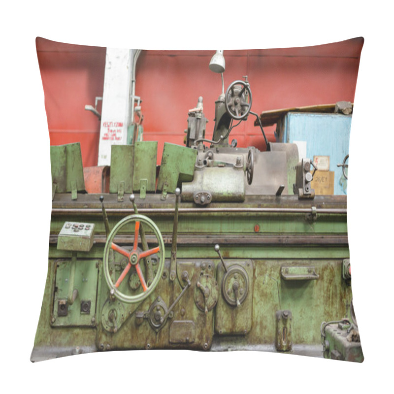 Personality  Industrial Machine  In The Factory Pillow Covers