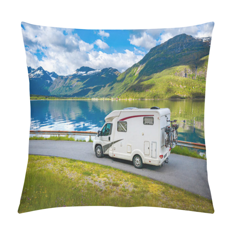 Personality  Family Vacation Travel RV, Holiday Trip In Motorhome Pillow Covers