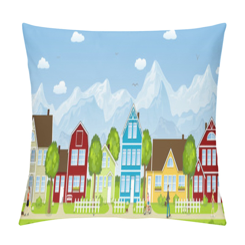 Personality  City In Norway Pillow Covers