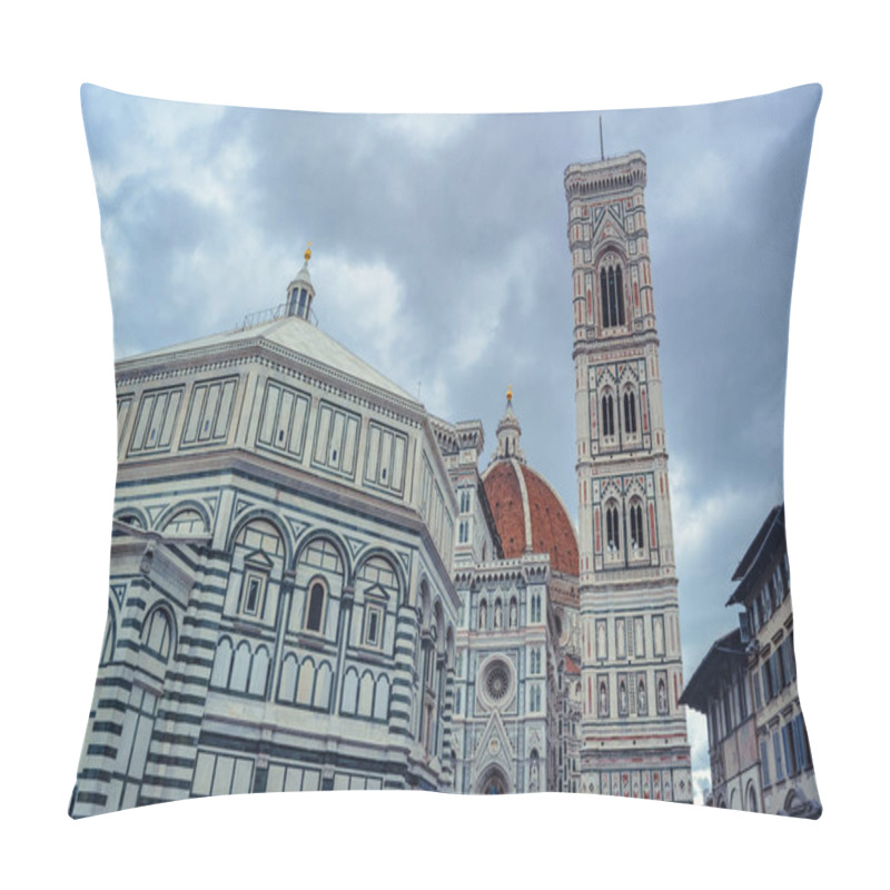 Personality  Cathedral Of Santa Maria Del Fiore And Baptistery Of St. John, Florence, Italy Pillow Covers