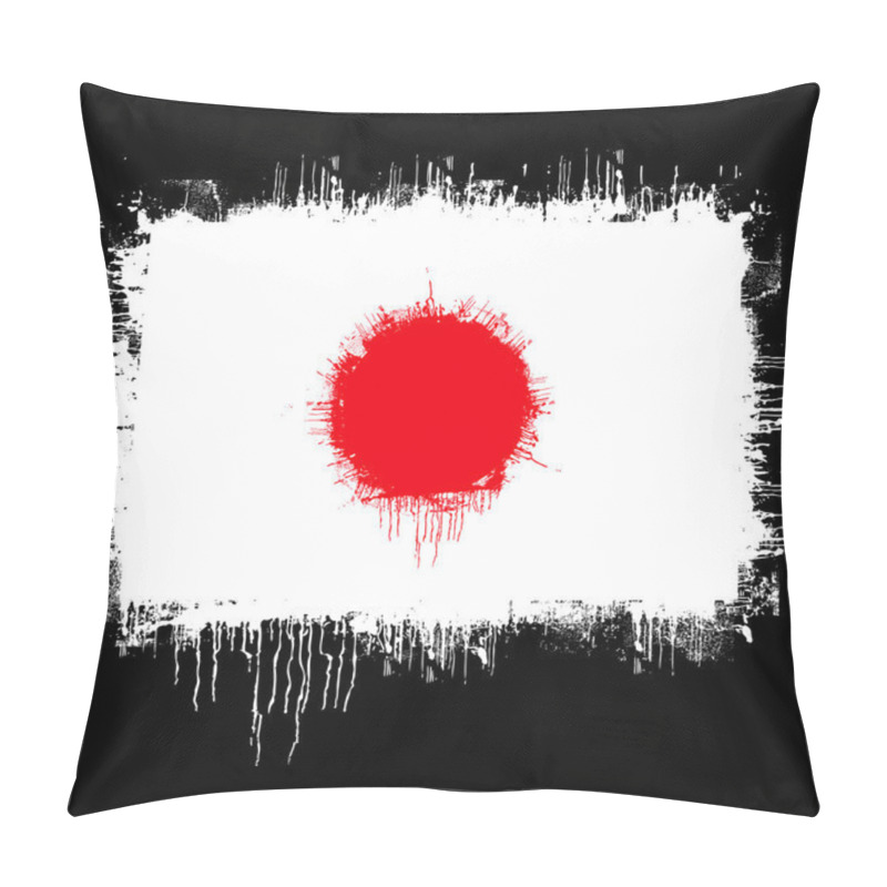 Personality  Flag Of Japan Pillow Covers