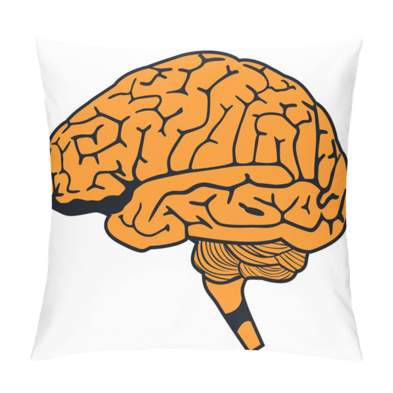 Personality  Model Of Human Brain Pillow Covers