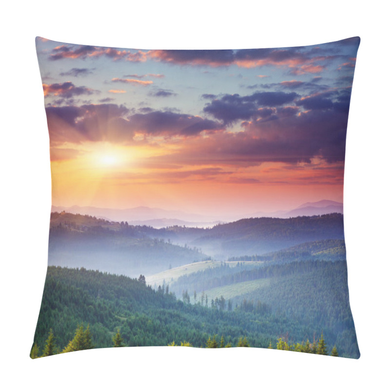 Personality  Mountains Landscape Pillow Covers