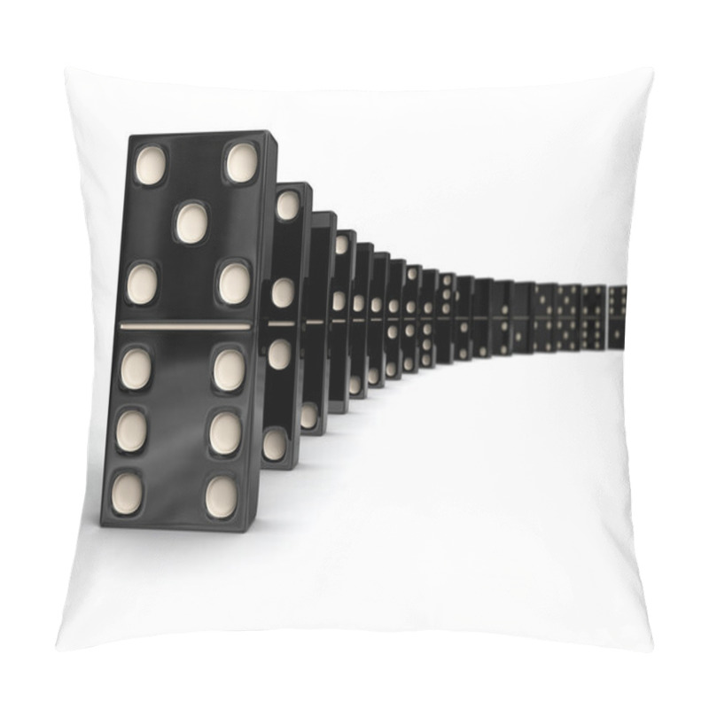 Personality  Row Of Dominoes Pillow Covers