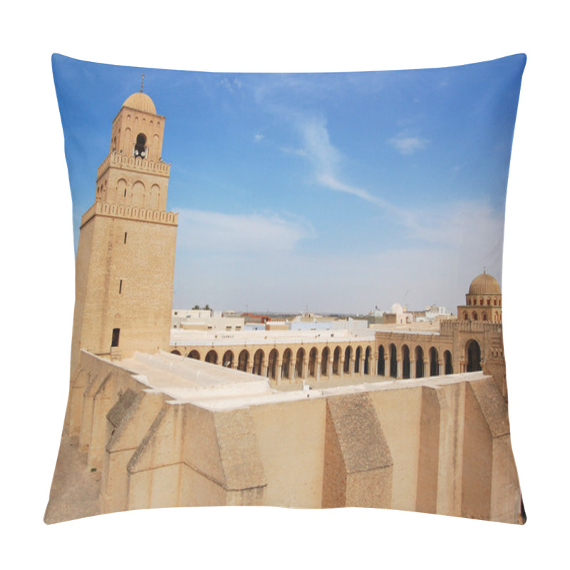 Personality  Great Mosque Of Kairouan, Tunisia Pillow Covers