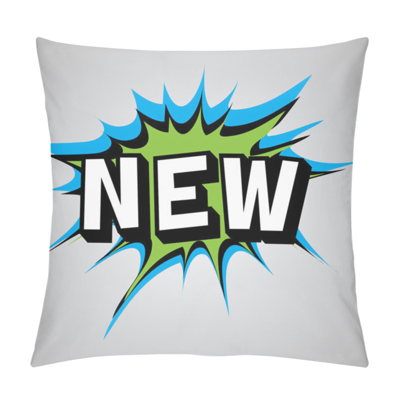 Personality  Comic Book Explosion Bubble - New Pillow Covers