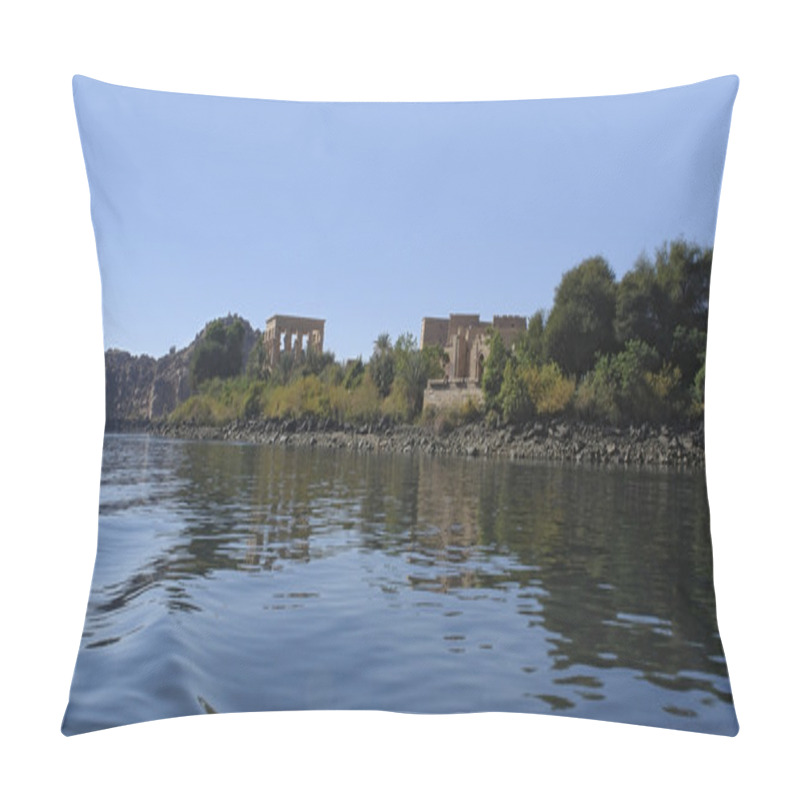 Personality  Temple Of Philae In Egypt Pillow Covers