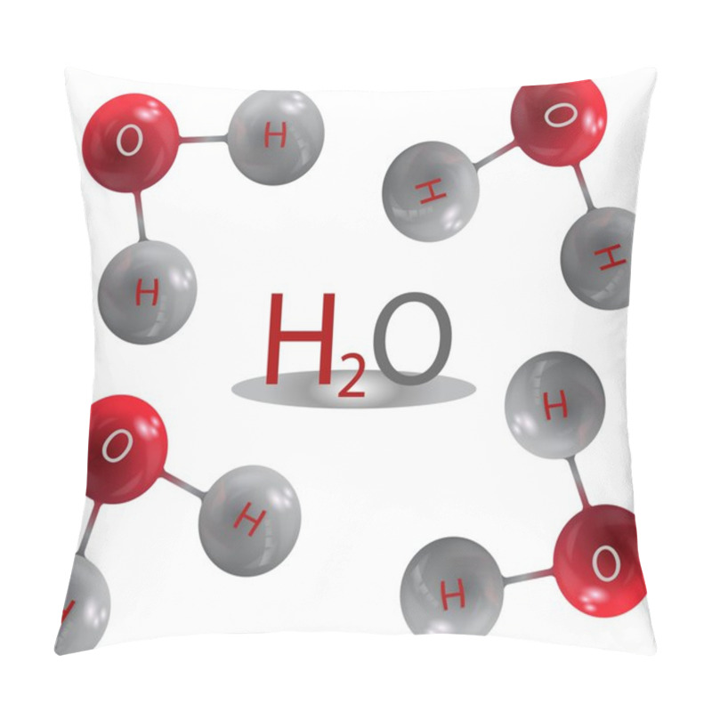 Personality  The Water Molecule. The Composition Of The Molecule. Pillow Covers