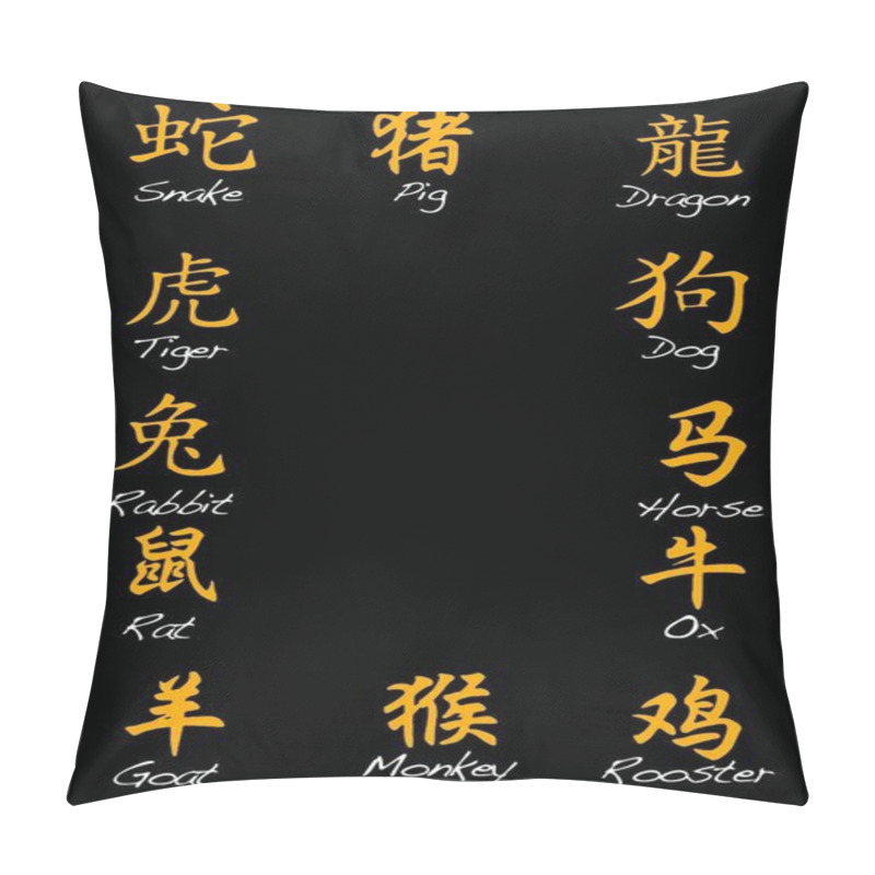 Personality  Chinese Zodiac. Pillow Covers