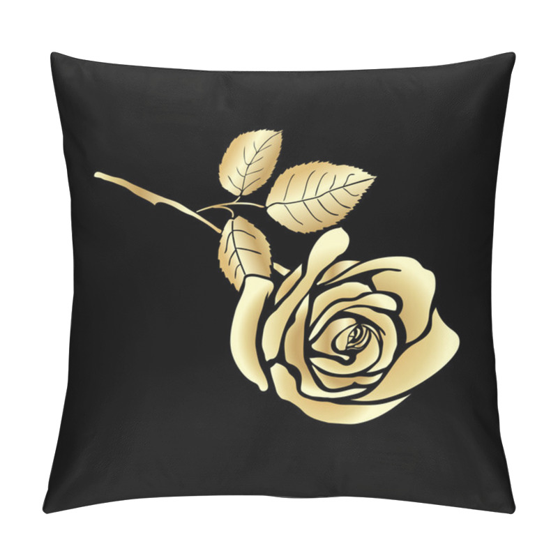 Personality  Rose Sketch Pillow Covers