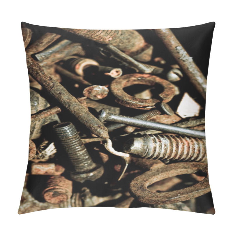 Personality  Abstract Rusty Grunge Iron Tools Pillow Covers