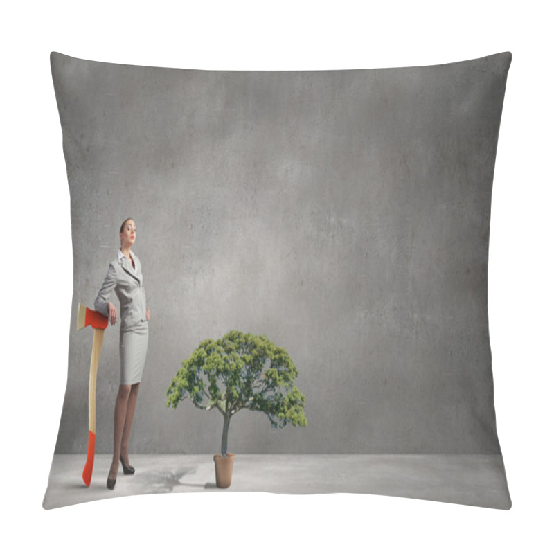 Personality  Deforestation Problem Pillow Covers