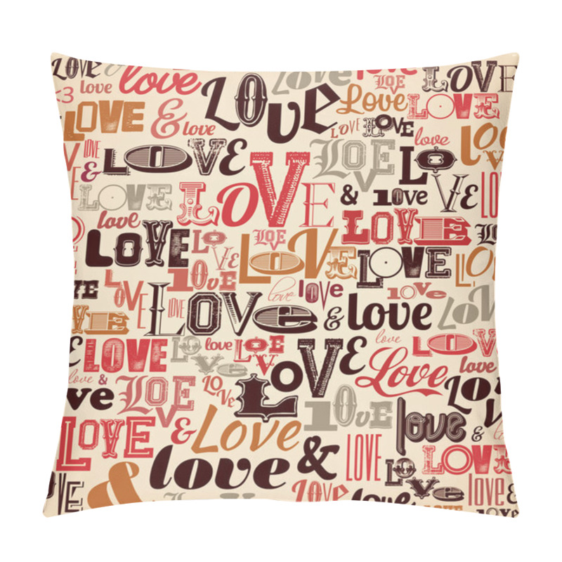 Personality  Love Background Design Pillow Covers