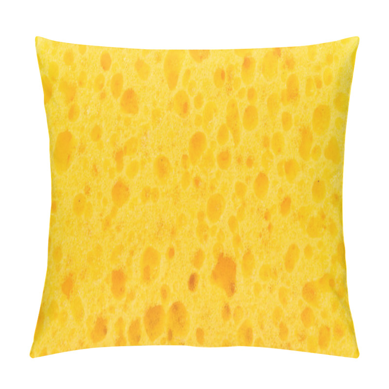 Personality  Texture Yellow Foam Rubber, Synthetic Sponge With Large Pores, Close-up Background Pillow Covers