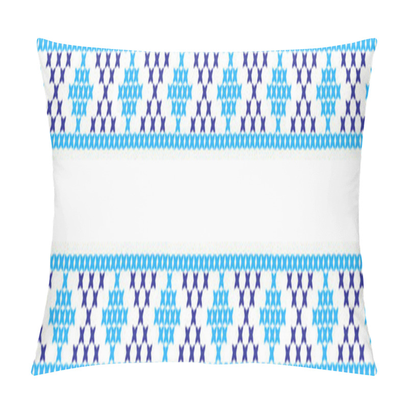 Personality  Embroidered Pattern On Transparent Background Pillow Covers