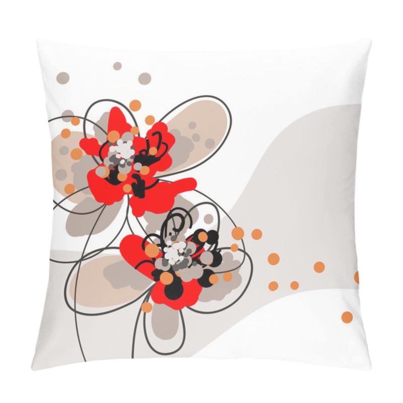 Personality  Floral Background Pillow Covers