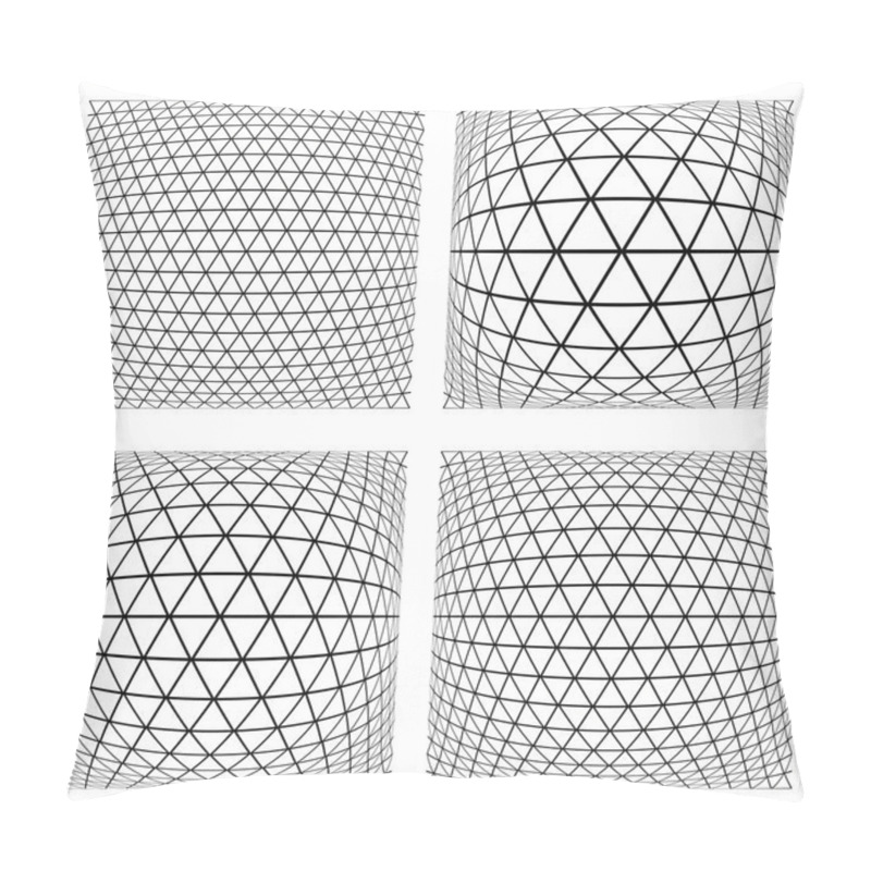 Personality  3D Geometric Latticed Textures.  Pillow Covers