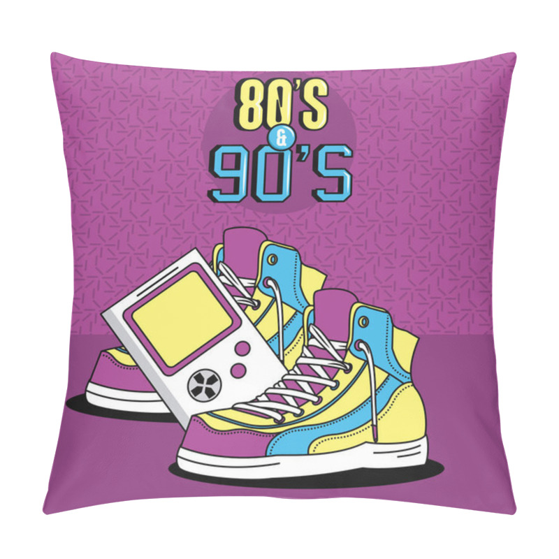 Personality  Eighties And Nineties Style Pillow Covers