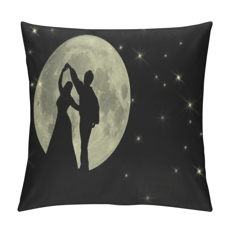 Personality  Dancing In The Moonlight Romantic Banner Pillow Covers