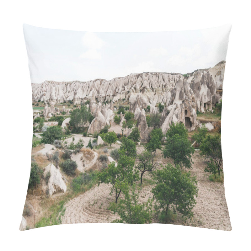 Personality  Beautiful View Of Famous Rock Formations And Caves In Cappadocia, Turkey   Pillow Covers