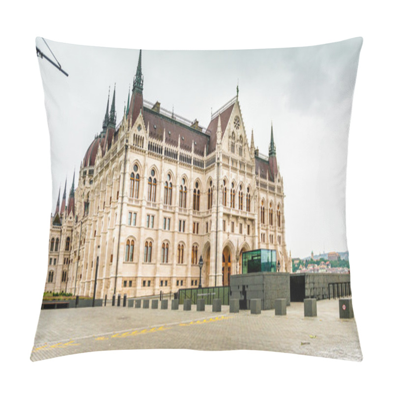 Personality  The National Hungarian Parliament Building Entrance Pillow Covers