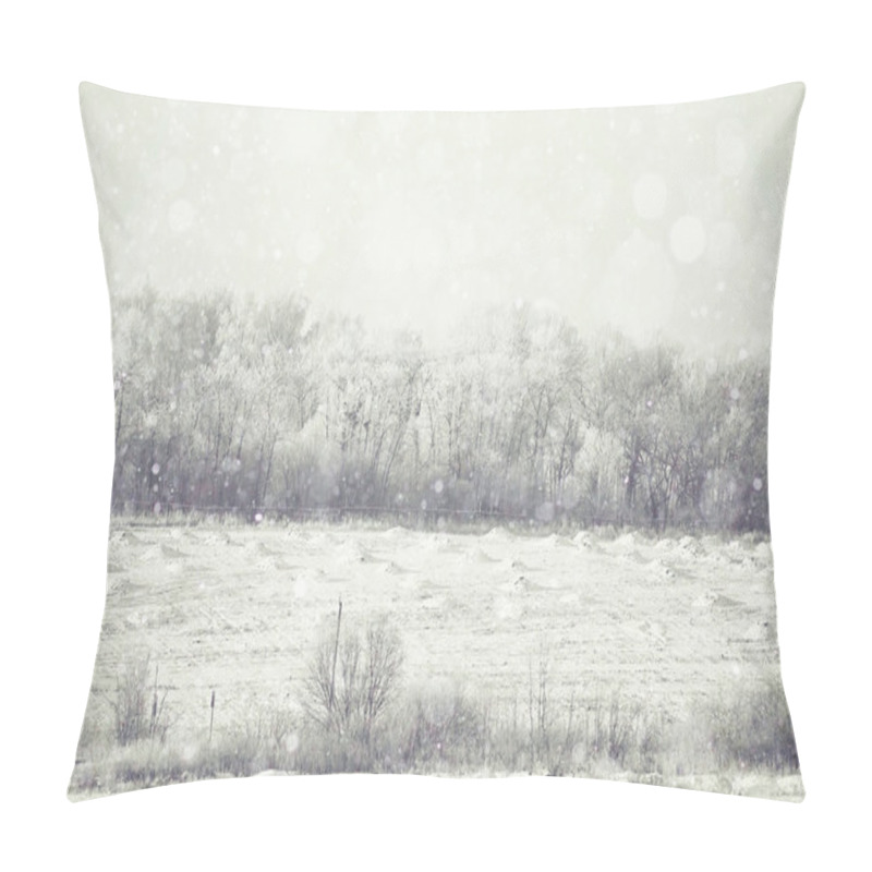 Personality  Blurred Background Winter  Pillow Covers