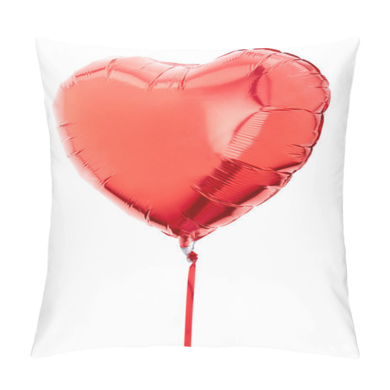 Personality  Red Heart Balloon With Ribbon Pillow Covers