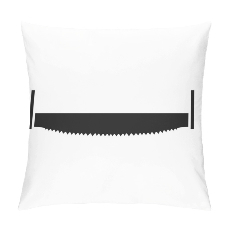 Personality  Isolated Object Of Saw And Hacksaw Sign. Graphic Of Saw And Equipment Stock Symbol For Web. Pillow Covers