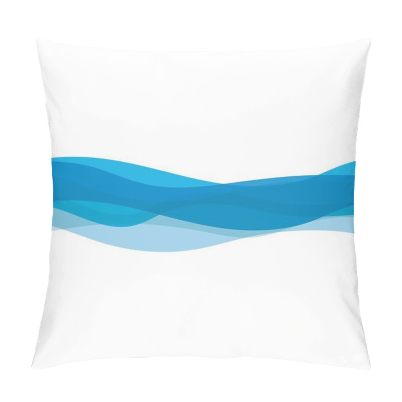 Personality  Abstract Water Wave Design Background Pillow Covers