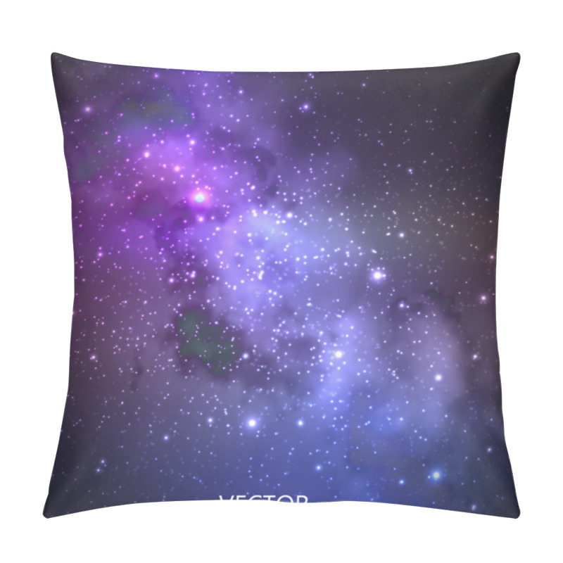 Personality  Background With Night Sky And Stars Pillow Covers