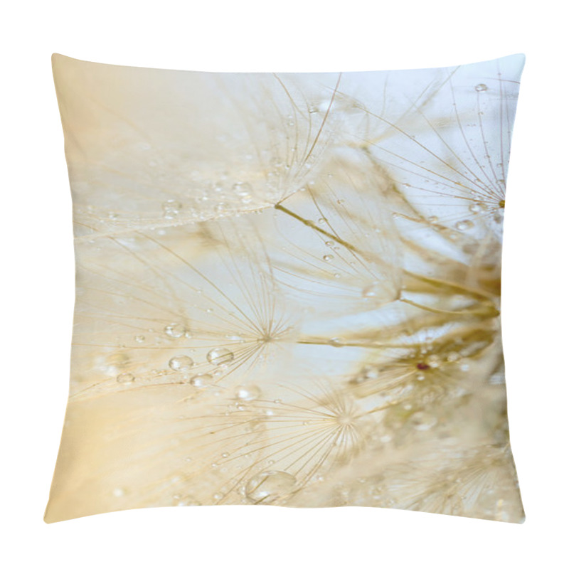 Personality  Dew Drops On A Dandelion Pillow Covers