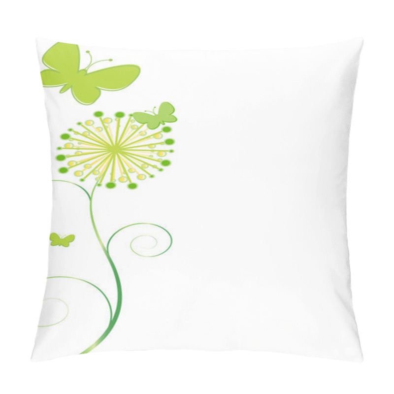 Personality  Butterflies And Flower Pillow Covers