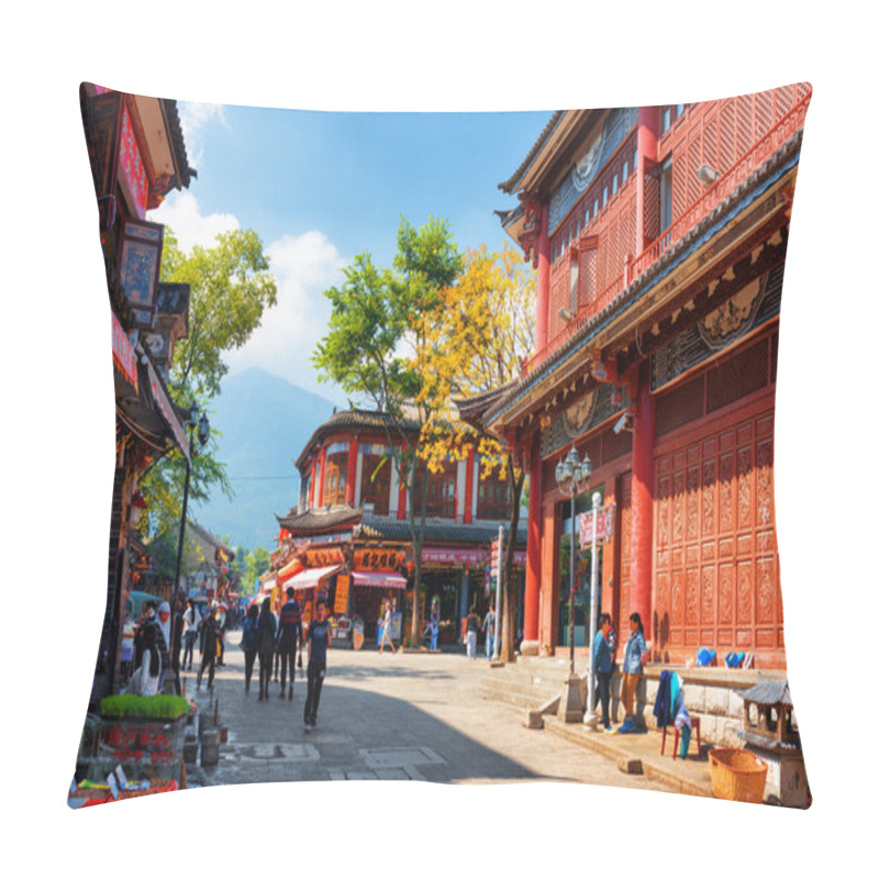 Personality  Scenic Street Of Dali Old Town In Autumn, Yunnan Province, China Pillow Covers