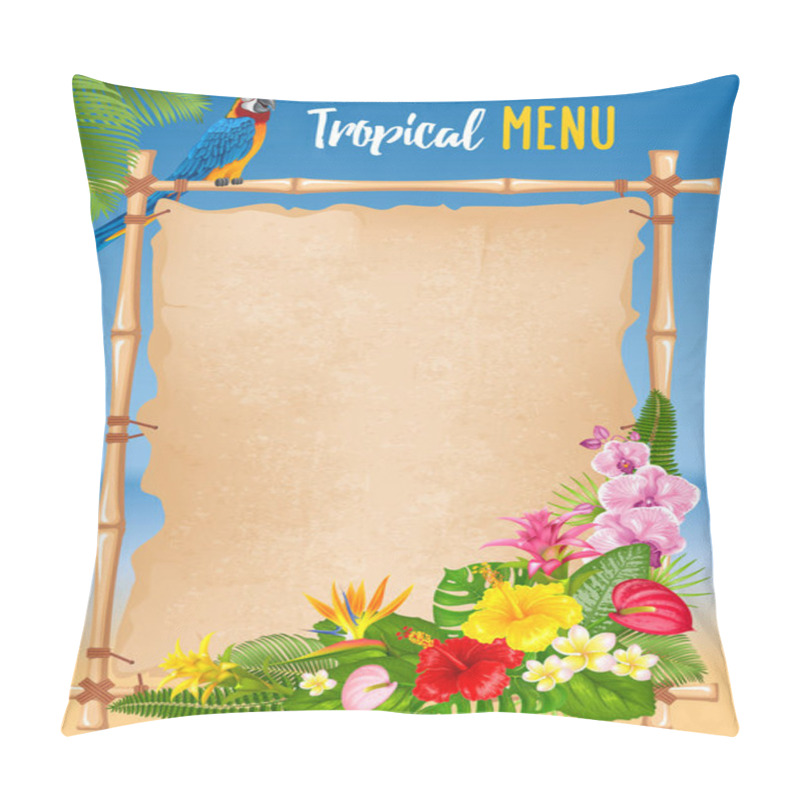 Personality  Summer Tropical Frame Design Pillow Covers