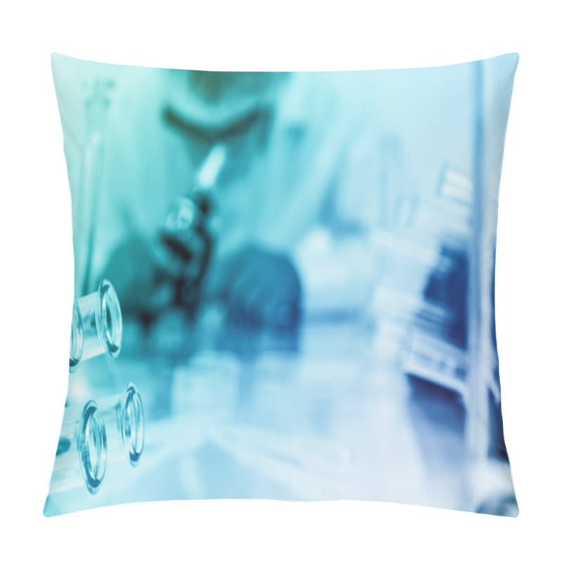 Personality  Scientist Working At The Laboratory Pillow Covers